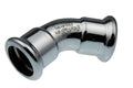 VSH Xpress acier zingué coude 45° FF 22 x 22 mm