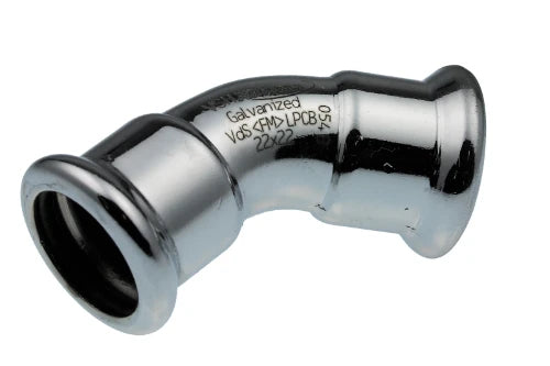 VSH Xpress acier zingué coude 45° FF 15 x 15 mm