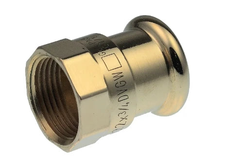VSH Xpress koper gas raccord FF 22 x 3/4 F
