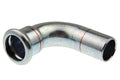 VSH Xpress acier zingué coude coulissant 90° MF 35 x 35 mm