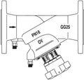 VANNE DE REGLAGE OVENTROP VFC DN150 pn16 avec nipple de mesure