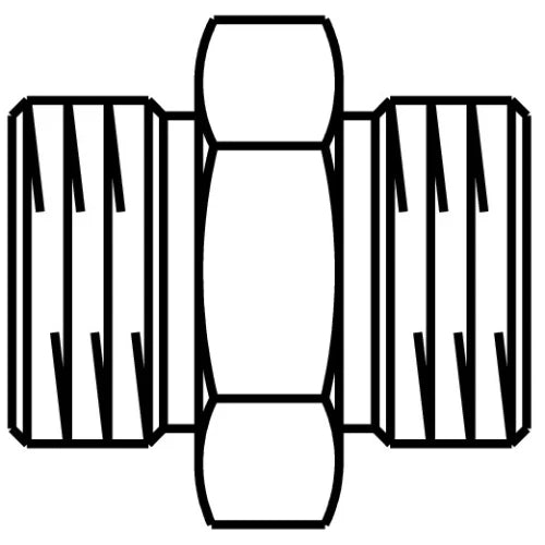 Overtrop mamelon mazout MM 1/4 x 1/4