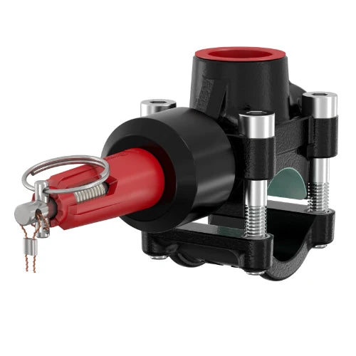 Flamco T-Plus selle de raccordement FF 6/4 x 5/4 x 6/4 pour jonction par explosion- sans marteau