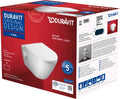 Duravit D-Neo cuvette suspendue Rimless PACK (cuvette suspendue + abattant avec softclose) sans bride - blanc - L360xP540 mm