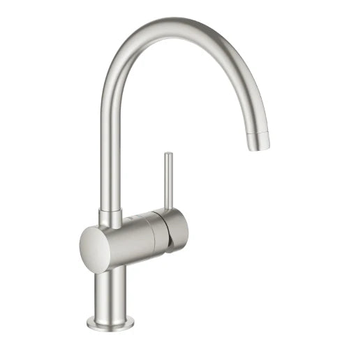 Grohe Minta mitigeur cuisine 1/2 supersteel