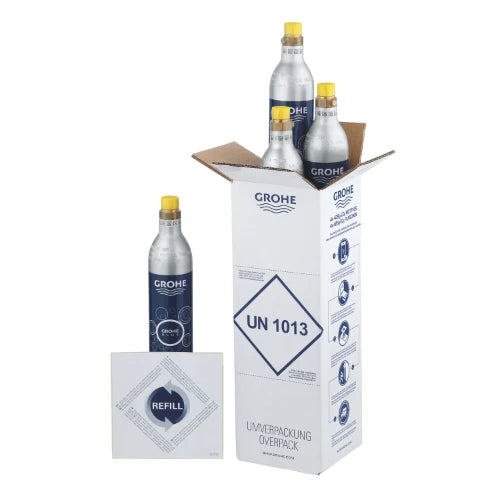 Grohe Blue Accessories Home starterpack (set 4pcs) bouteilles gaz CO2 - prix par set