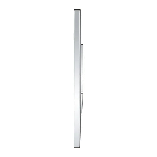 PLAQUE DE COMMANDE GROHE COSMO 15,6 - 19,7 o chromé montage hor.ou vert. pour wc murale avec rincage 3 ou 6/9l pneumatique