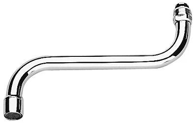 Grohe bec Costa M22 forme-S chromé avec brise-jet - pivotable - sailli 200 mm