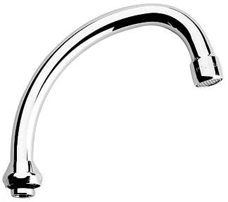 Grohe bec d'écoulement 3/4 forme-HU chromé avec mousseur - orientable - saillie 140 mm