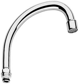 Grohe Costa bec d'écoulement M22 forme-HU chromé avec mousseur - orientable - saillie 140 mm