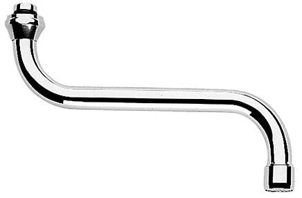 Grohe bec 3/4 forme-S chromé avec brise-jet, pivotable, sailli 200 mm