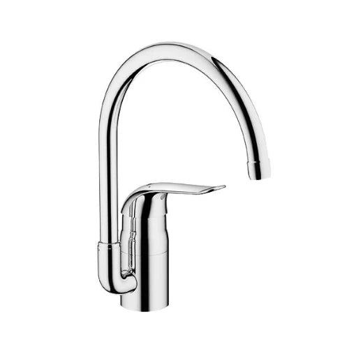 Grohe Eurosmart Care mitigeur cuisine chromé avec bec haut pivitable