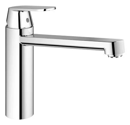 Grohe Eurosmart Cosmopolitan mitigeur cuisine- chromé bec semi-haut - pour boiler écoulement libre