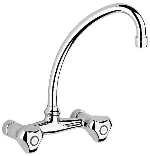 Grohe bec d'écoulement 3/4 forme-HU chromé avec mousseur, orientable, saillie 185 mm