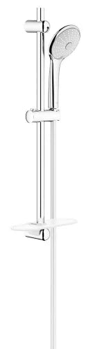 Grohe Euphoria set de douche 600 mm - chromé - douchette à main Massage Ecojoy - flexible de douche 1/2 x 1750 mm - avec porte-savon