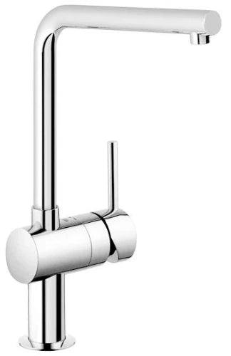 Grohe Minta mitigeur cuisine - chromé - L-bec d'écoulement - débit réglable
