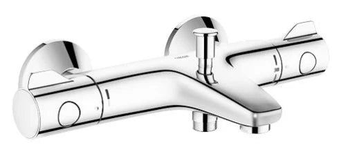 Grohe Grohtherm 800 robinet thermostatique bain - chromé - approuvé Belgaqua