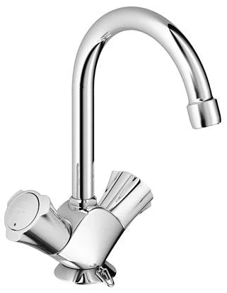 Grohe Costa L mélangeur lavabo - chromé - avec bec orientable - avec porte-chainette