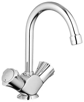 Grohe Costa L mélangeur 1/2 2 - poignées chromé avec bec et brise-jet pour lavabo