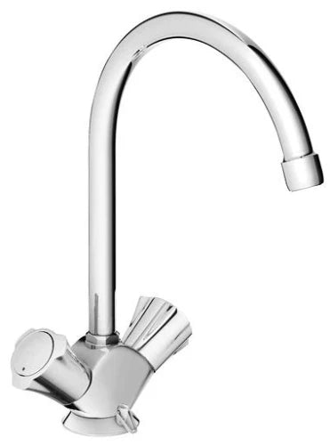 Grohe Costa L mélangeur cuisine - chromé - avec bec orientable - avec porte-chainette