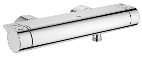 Grohe Grohtherm 2000 New rob. thermostat. douche 1/2 sans tablette chromé montage mural, avec anti-retour Belgaqua