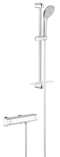 Grohe Grohtherm 2000 New robinet thermostatique douche - chromé - avec Eset de douche uphoria Massage - prix par set