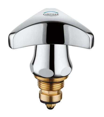 Grohe Atlanta Trecorn tête de robinet 3/8 - chromé - index bleu