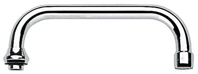 Grohe bec 3/4 forme-U chromé avec brise-jet - pivotable - sailli 300 mm