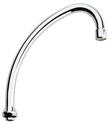 Grohe bec d'écoulement 3/4 forme-HU chromé avec mousseur, orientable, saillie 185 mm