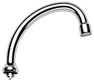 Grohe bec d'écoulement 3/4 forme-HU chromé avec mousseur - orientable - saillie 140 mm