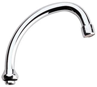 Grohe bec d'écoulement 3/4 forme-HU chromé avec mousseur - orientable - saillie 140 mm