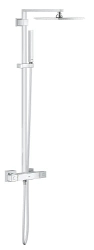 Grohe Euphoria Cube colonne de douche chromé montage mural a/thermostat,douche de tête,douchette