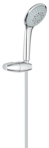 Grohe Euphoria douchette à mains champagne - chromé - avec support mural et flexible de douche 1/2 x 1750 mm