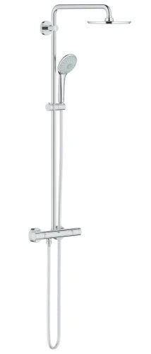 Grohe Euphoria XXL 210 colonne de douche chromé montage mural a/mitigeur thermo.-douche de tête- d/ à main