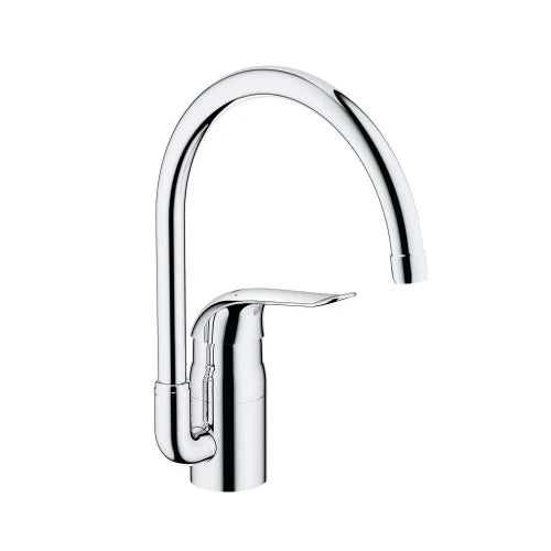 Grohe Eurosmart Care mitigeur cuisine chromé avec bec haut pivitable