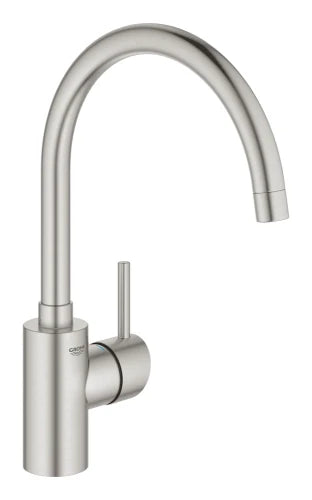 Grohe Concetto New mitigeur évier bec haut pivotable supersteel