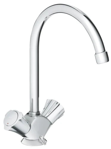 Grohe Costa L mélangeur cuisine - chromé - avec bec orientable - avec porte-chainette