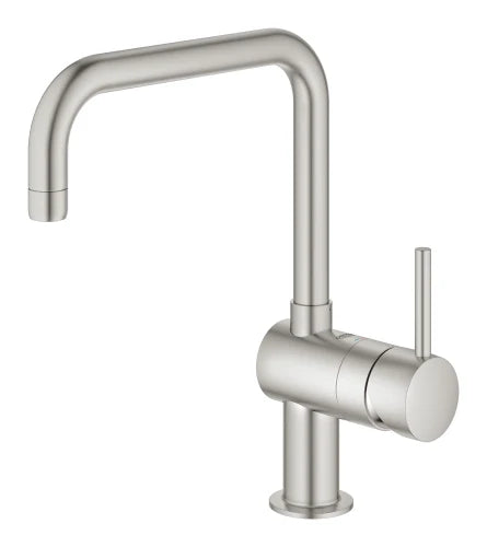Grohe Minta mitigeur cuisine 1/2 supersteel avec bec-U pivotable
