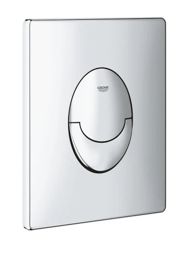 PLAQUE DE COMMANDE GROHE SKATE AIR 15,6 - 19,7 ! chromé double touch pour mécanisme pneumatique avec 2 tuyaux