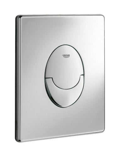 PLAQUE DE COMMANDE GROHE SKATE AIR 15,6 - 19,7 ! chromé double touch pour mécanisme pneumatique avec 2 tuyaux