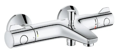 Grohe Grohtherm 800 robinet thermostatique bain - chromé - approuvé Belgaqua