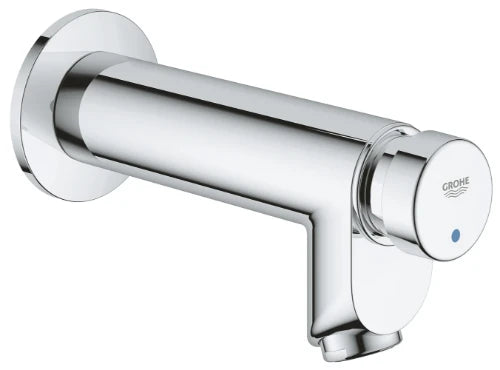 Grohe Eurosmart CT modèle mural chromé robinet de douche temporisé eau froide - sailli 115/150