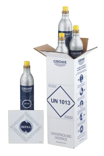 Grohe Blue Accessories Home starterpack (set 4pcs) bouteilles gaz CO2 - prix par set