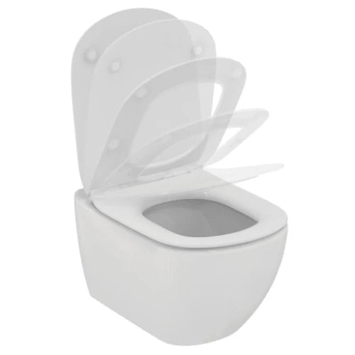Ideal Standard Tesi wc-suspendu PACK Aquablade (wc-suspendu + siège softclose) - blanc mat - B360xD540 mm - fixations invisibles