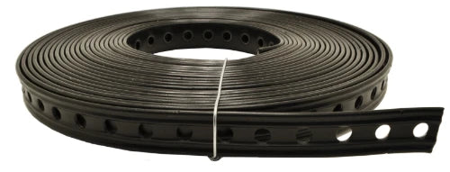 ProOne Perfo bande perforée plastifiée (longueur rouleau 10 m) droit 19 x 1,0 mm - noir (prix par rouleau)