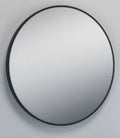 Procasa Mir miroir rond 800 mm - noir - bord métallique