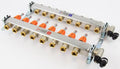 Begetube UFH inox collecteur set pour chauffage par le sol avec réglage, set de finition et purgeur 4/4 - 8 x EK3/4