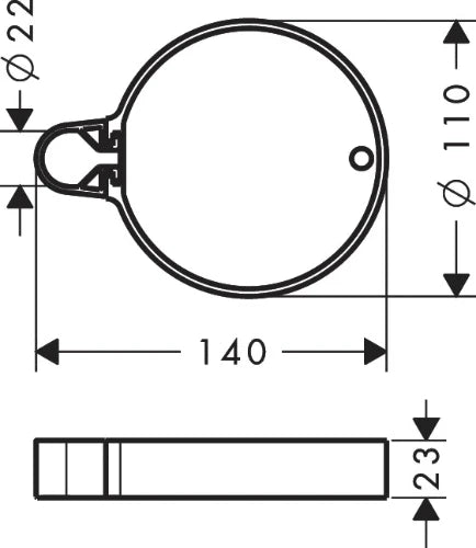Hansgrohe Casetta C porte-savon - chromé
