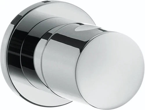 SET DE FINITION AXOR UNO chromé pour robinet d'arret encastr? 1/2,3/4