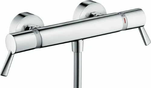 Hansgrohe Ecostat Comfort care rob. thermostat. douche chromé avec poignées longues et pratiques